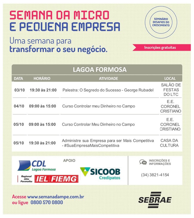 Semana da Micro e Pequena Empresa